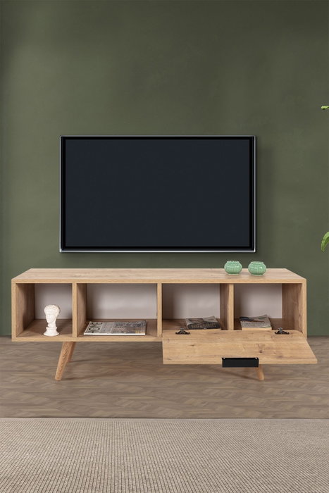 Hanah Home Venüs 3342 Soporte para TV Roble Zafiro